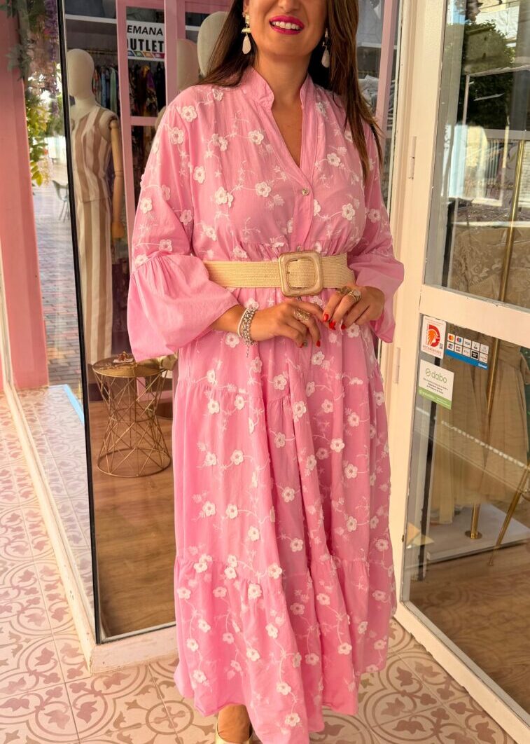 Alternative view of Vestido Primavera Largo Rosa