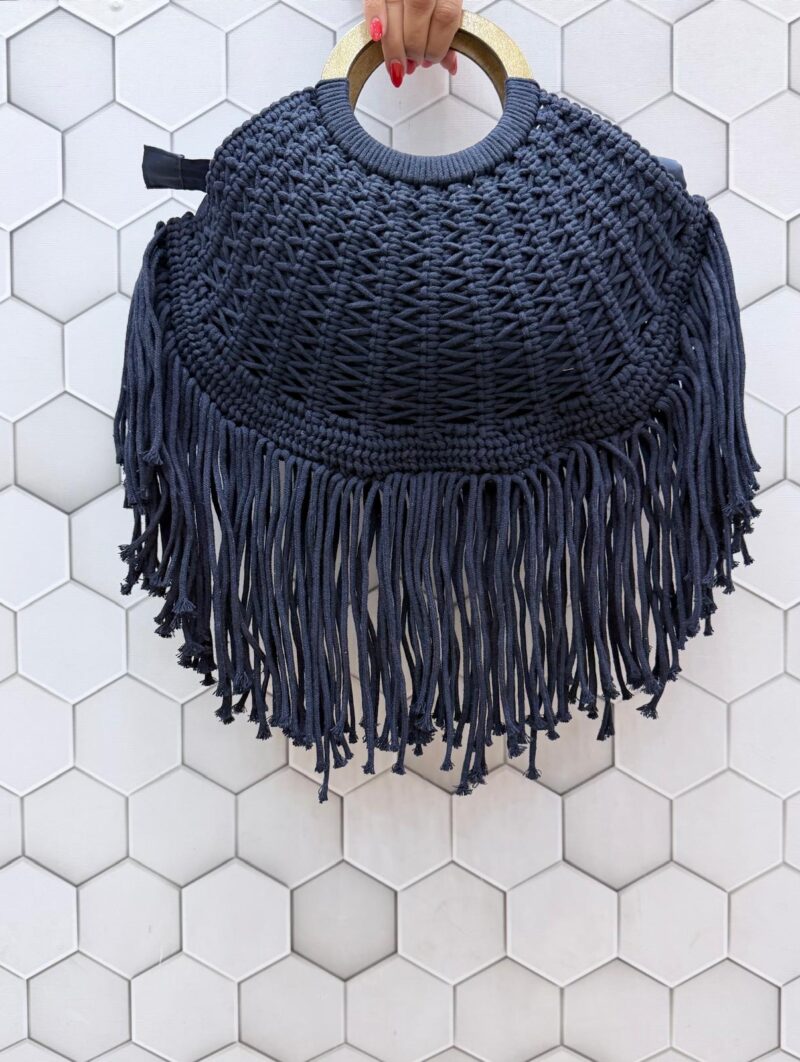 Bolso Flecos Azul
