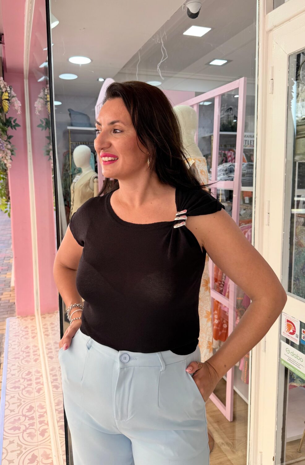 Camiseta Atenas Negro - Imagen 2