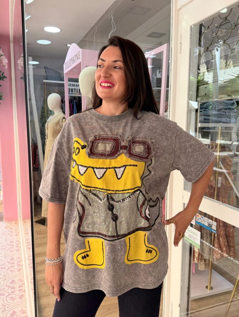 Alternative view of Camiseta Cocodrilo