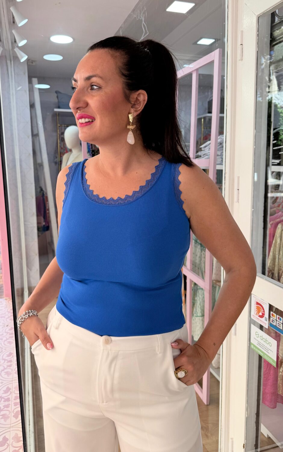 Camiseta Julieta Azul