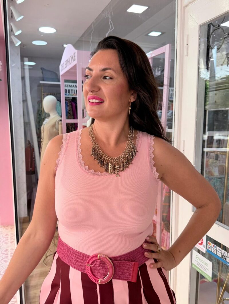 Alternative view of Camiseta Julieta Rosa