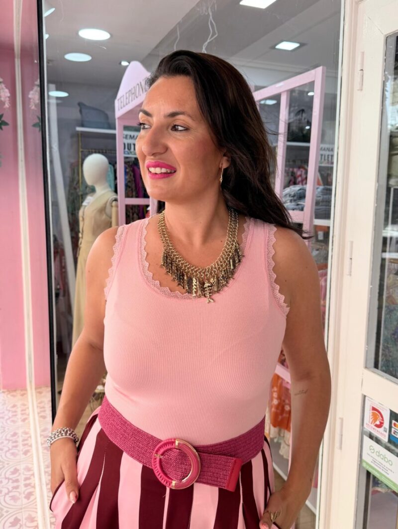 Camiseta Julieta Rosa
