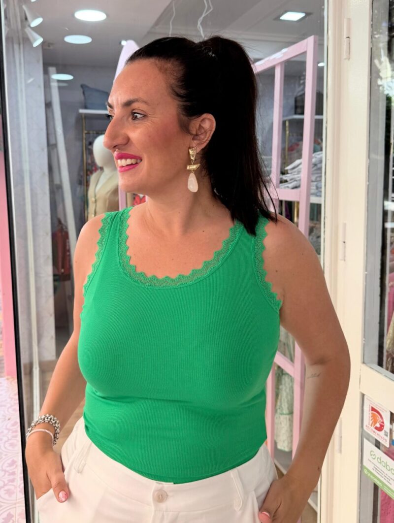 Alternative view of Camiseta Julieta Verde