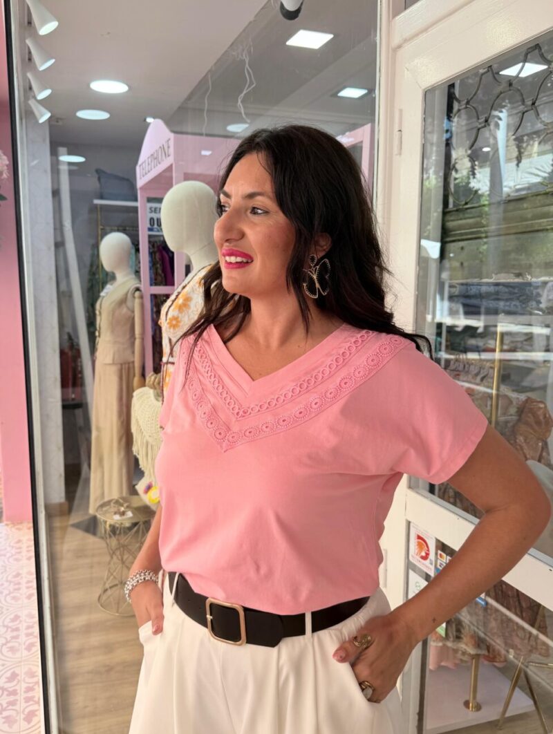 Alternative view of Camiseta Picolo Rosa