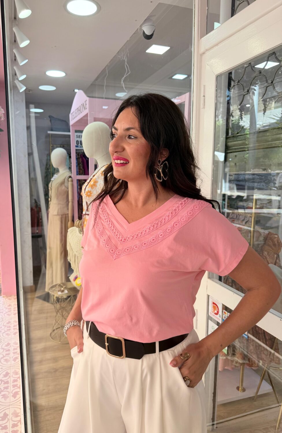 Camiseta Picolo Rosa - Imagen 2