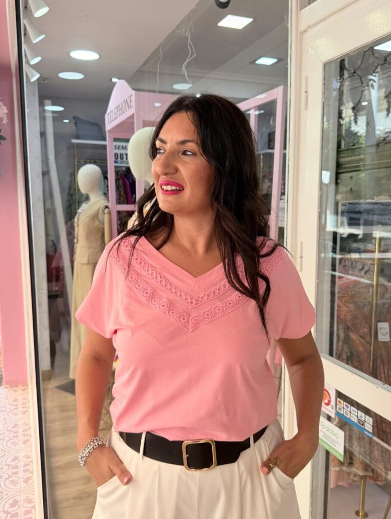 Camiseta Picolo Rosa