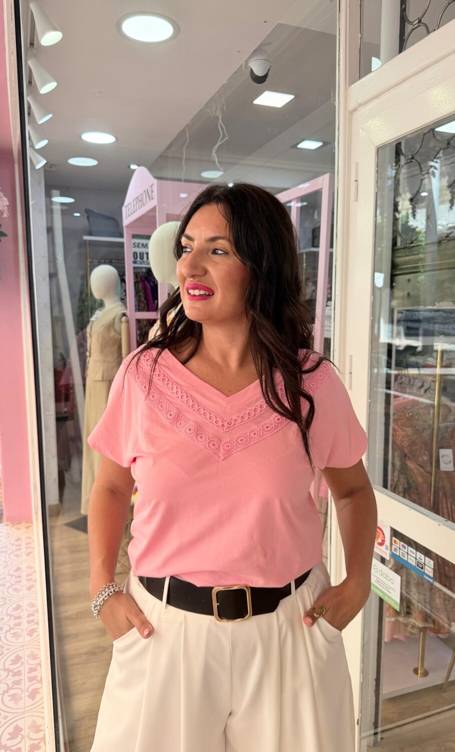 Camiseta Picolo Rosa
