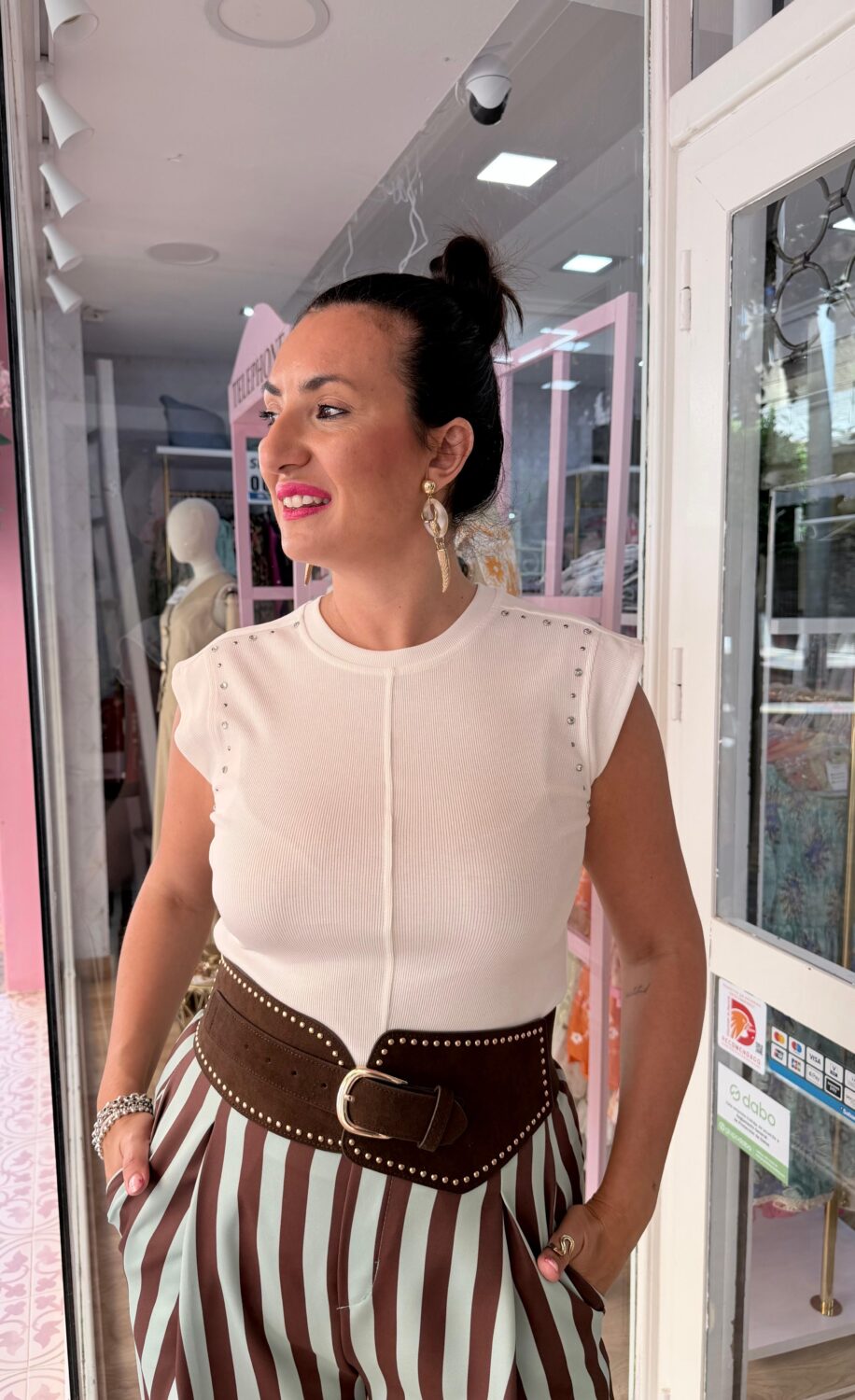 Camiseta Tachuelas Blanca
