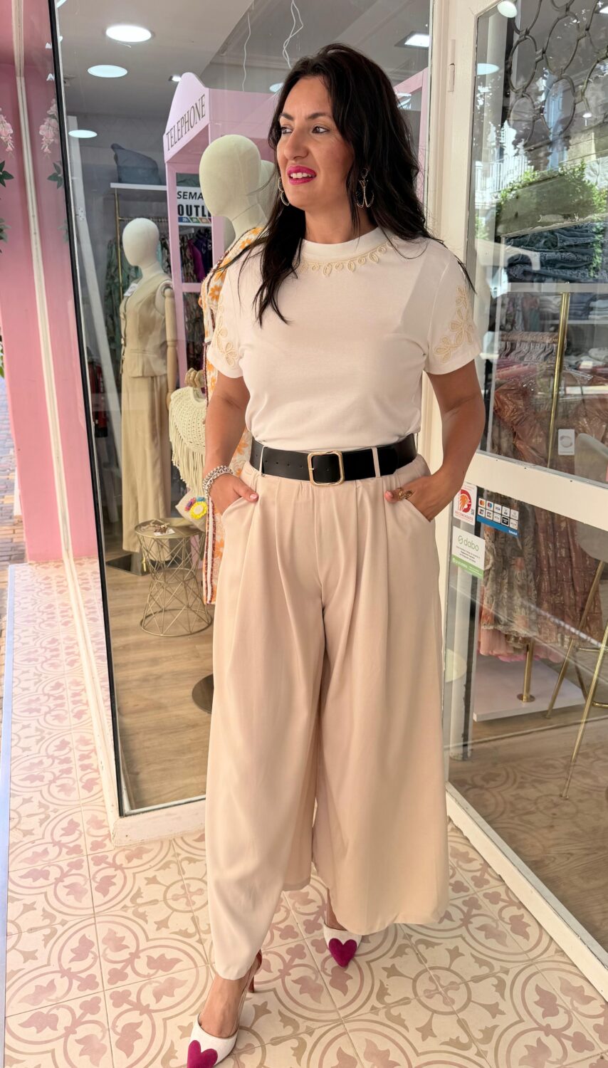 Pantalón Pura Vida Beige - Imagen 2