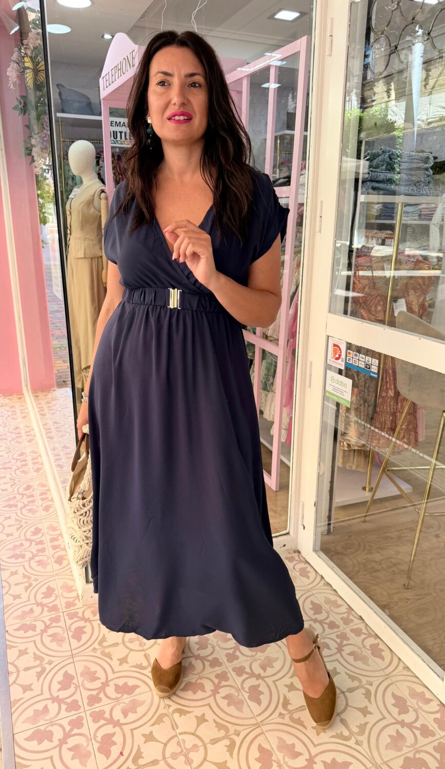 Vestido Lady Azul Marino - Imagen 2