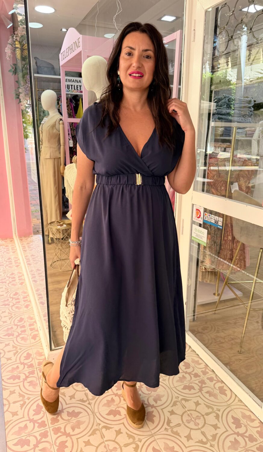 Vestido Lady Azul Marino
