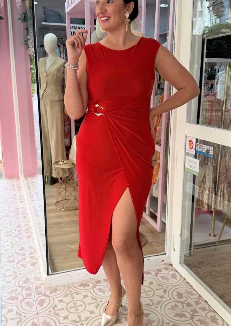 Vestido Nueva York Rojo