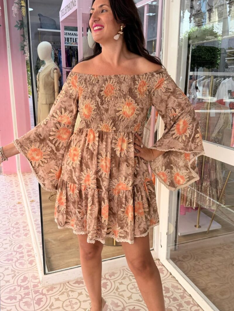 Vestido Oasis Marrón