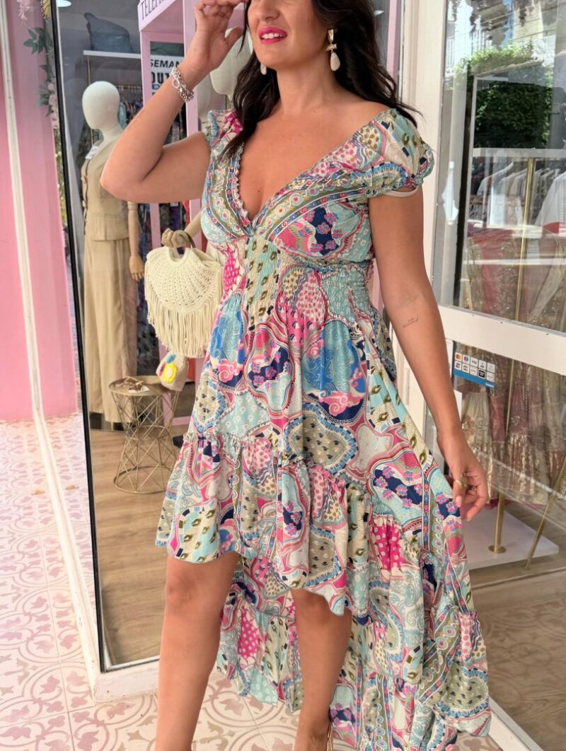 Vestido Sirena Turquesa