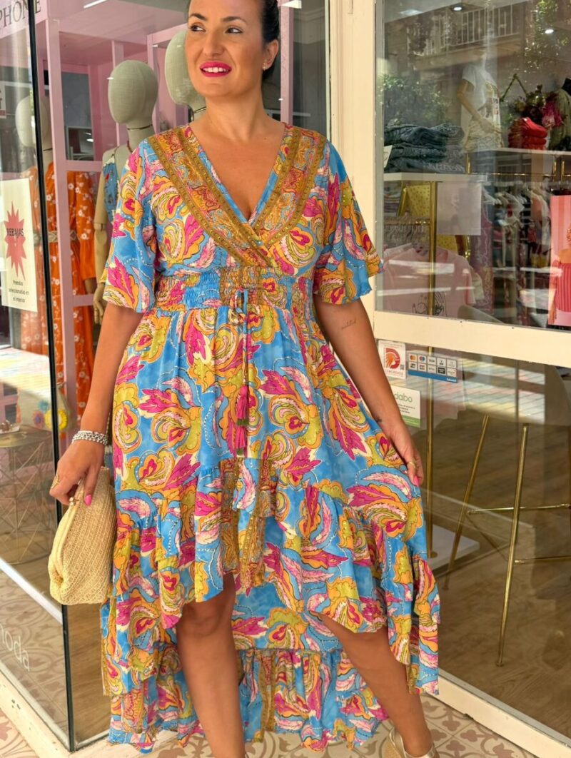Vestido Valde Azul