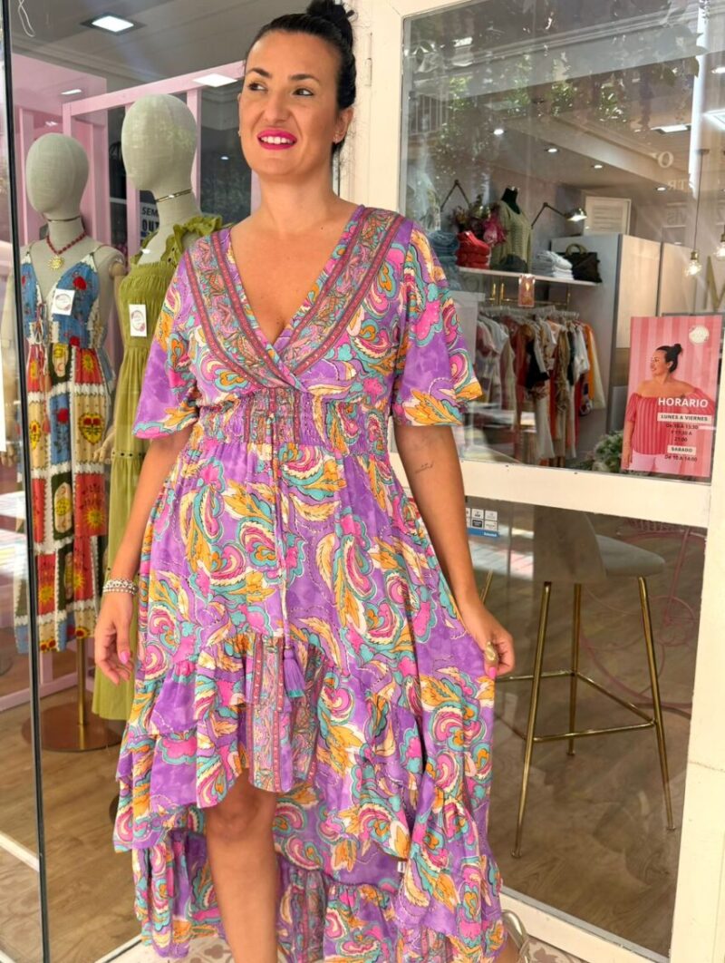 Vestido Valde morado