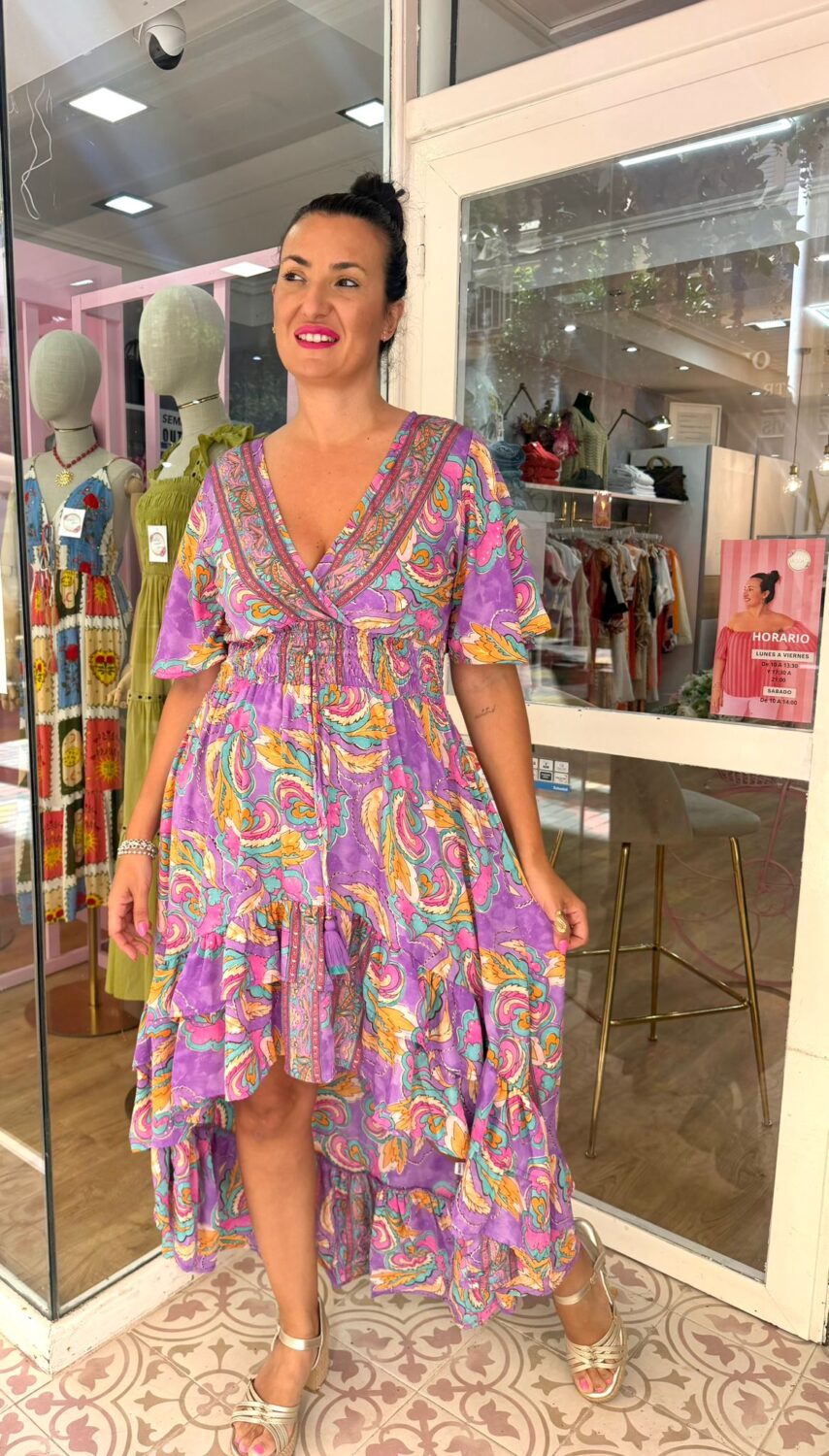 Vestido Valde morado
