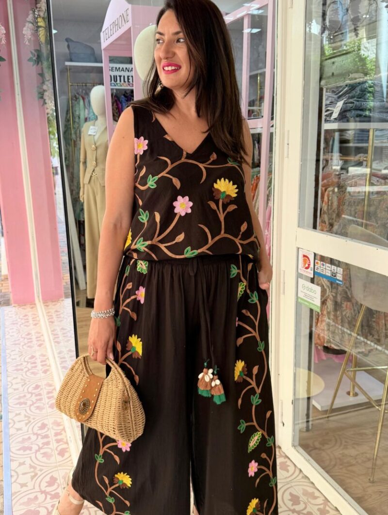 Conjunto Pantalón Samira Negro