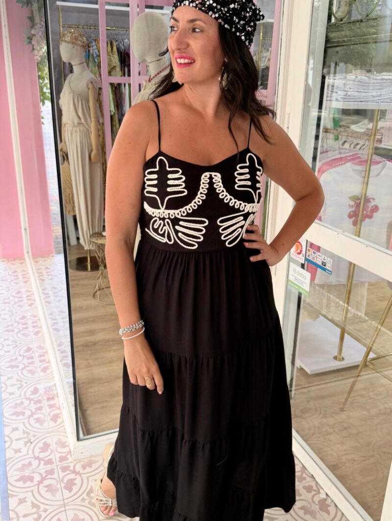 Alternative view of Vestido Acapulco Negro