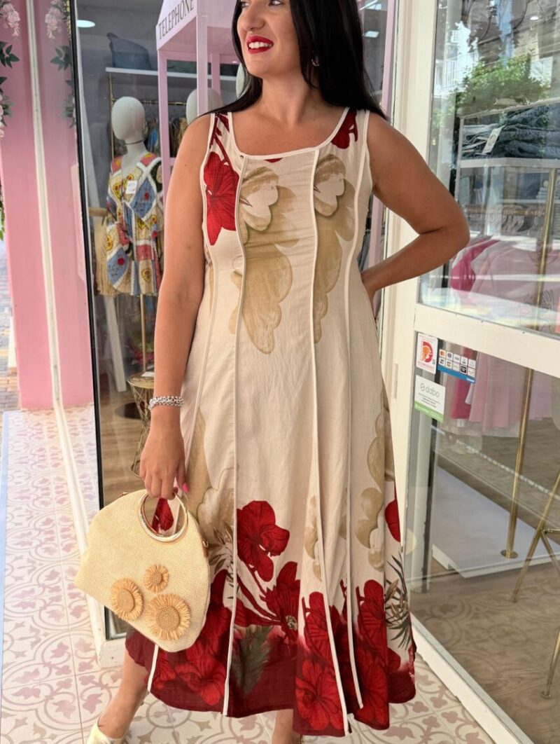 Alternative view of Vestido Amapola Largo