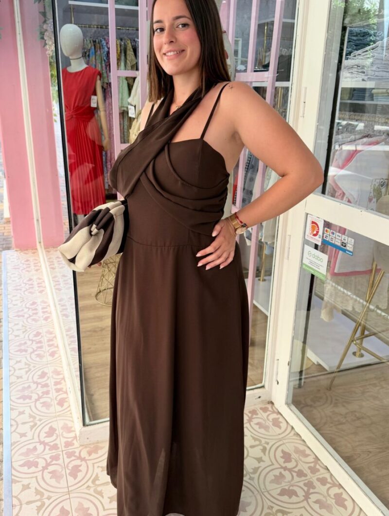 Vestido Amazonas Marrón Chocolate