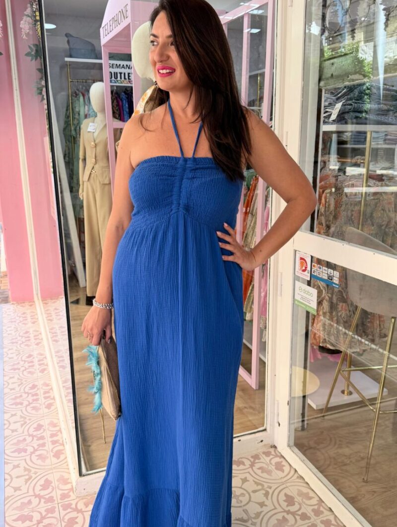 Alternative view of Vestido Armonía Azul