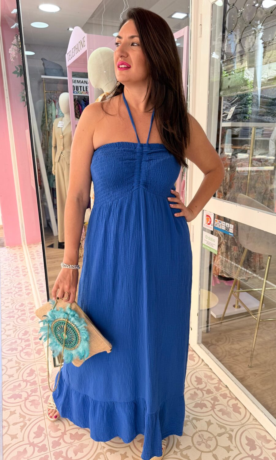 Vestido Armonía Azul