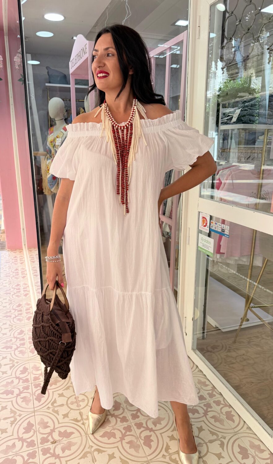Vestido Carmela Blanco