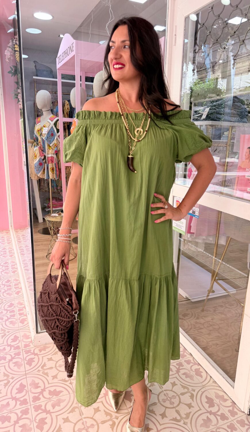 Vestido Carmela Verde