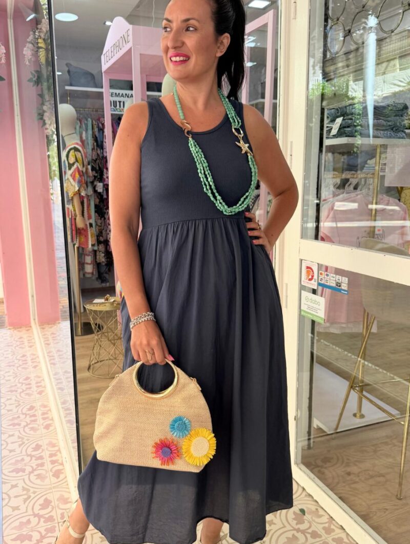Alternative view of Vestido Cloe Azul Marino