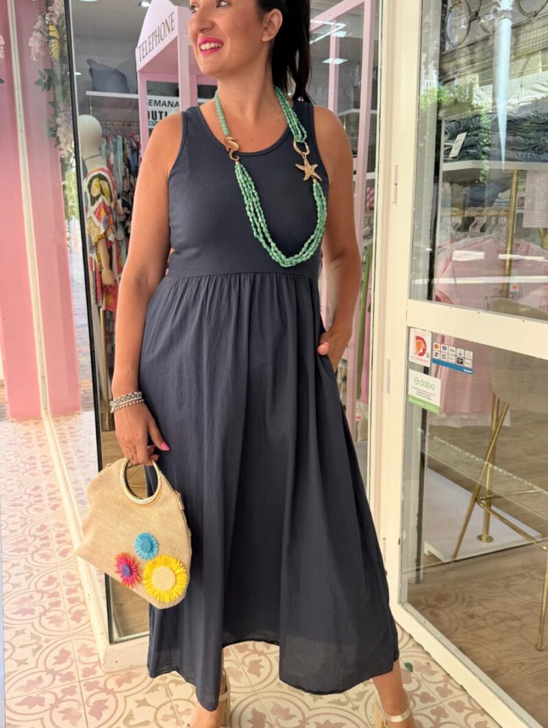 Vestido Cloe Azul Marino