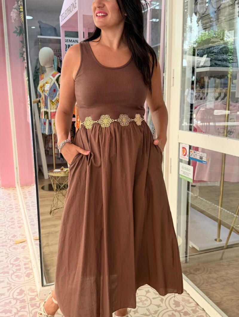 Vestido Cloe Marrón