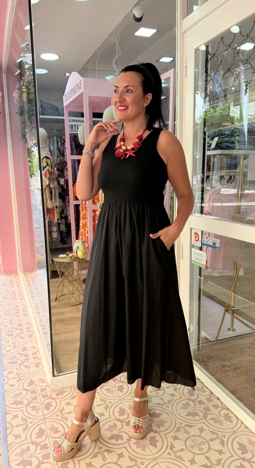Vestido Cloe Negro - Imagen 2