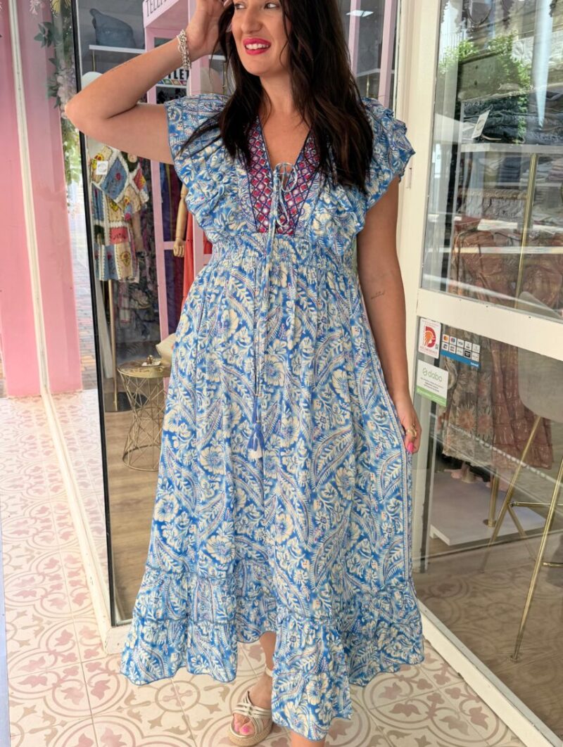 Alternative view of Vestido Cristal Azul