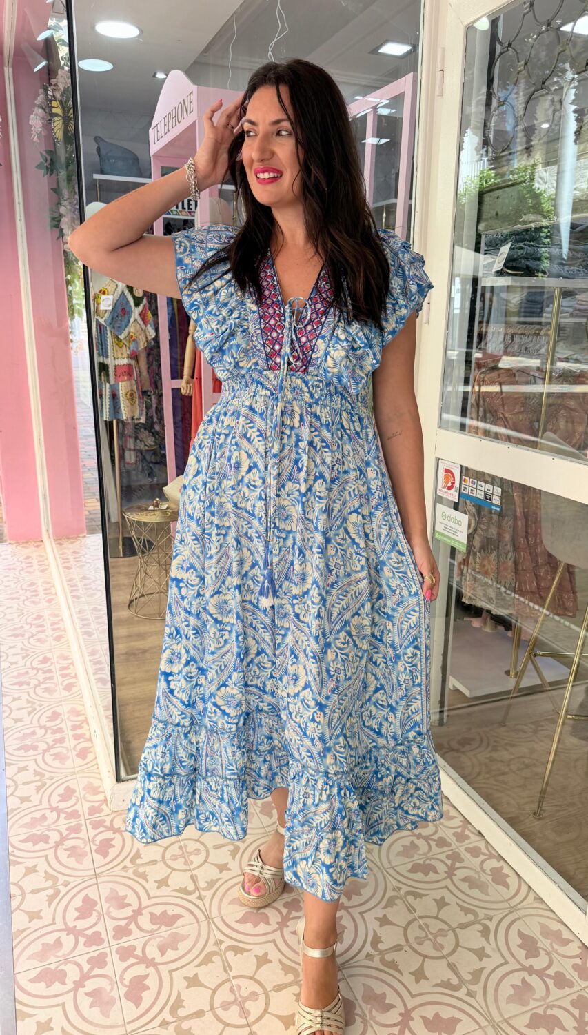 Vestido Cristal Azul - Imagen 2