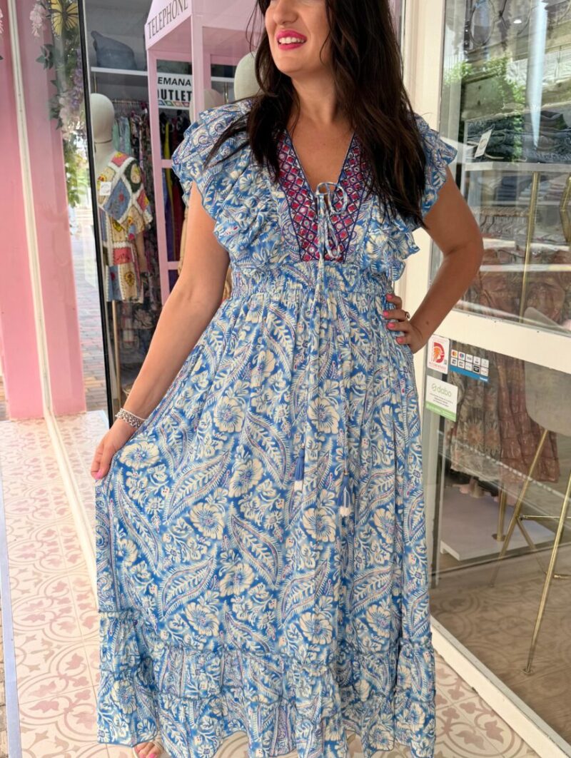 Vestido Cristal Azul