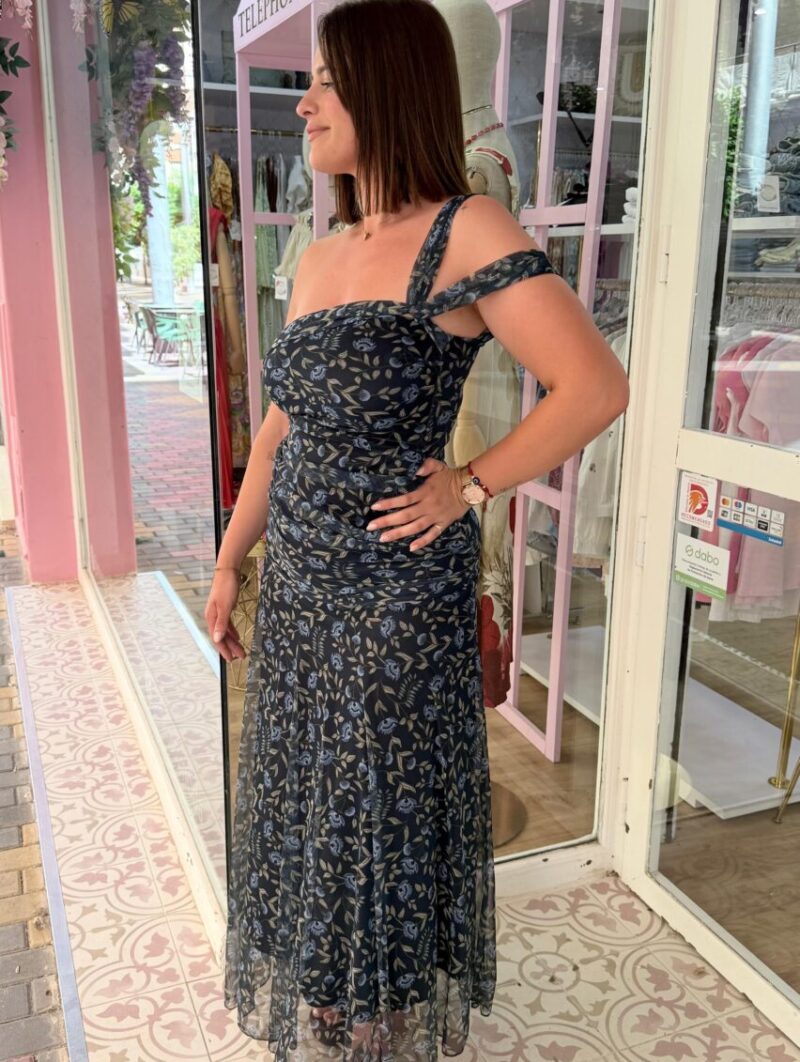 Vestido Elisabeth Azul Marino