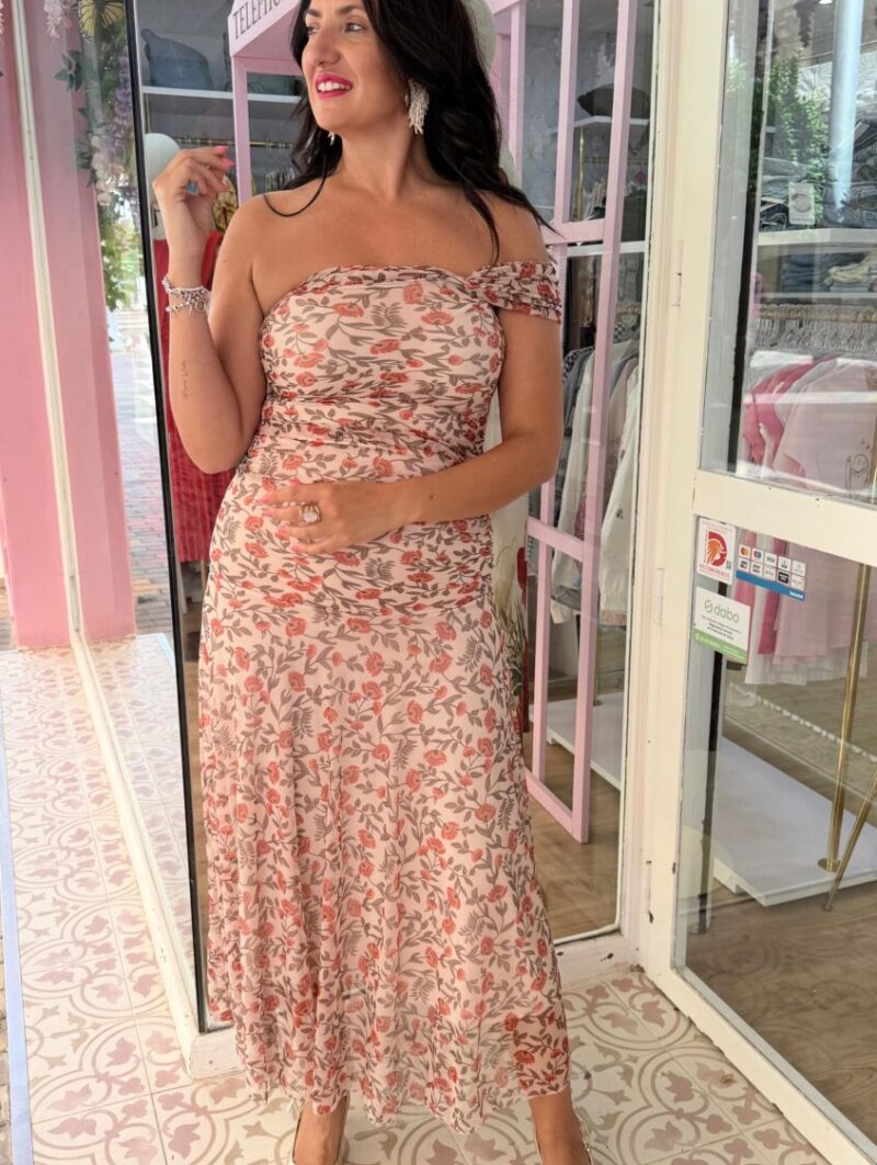 Vestido Elisabeth Beige