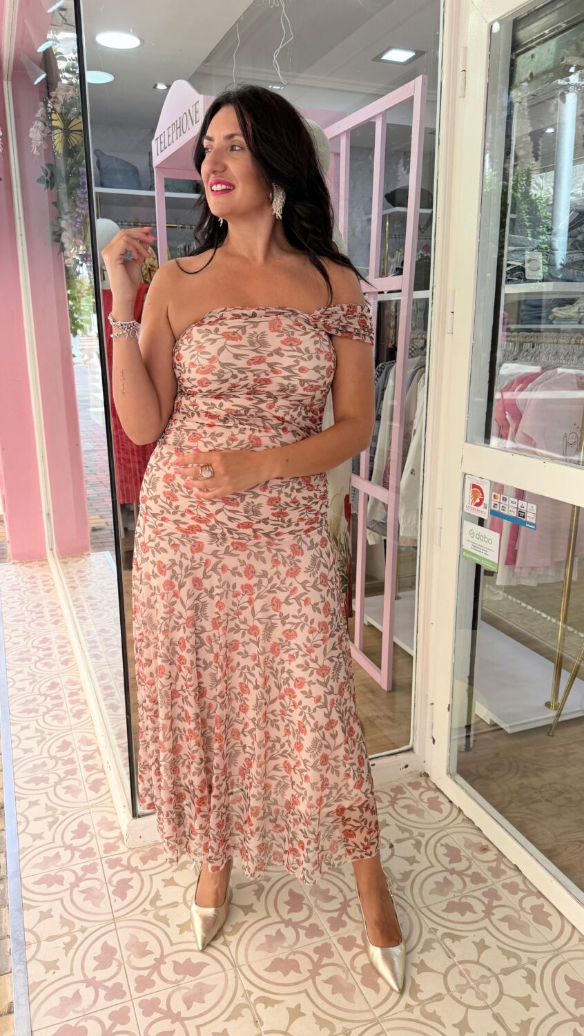 Vestido Elisabeth Beige