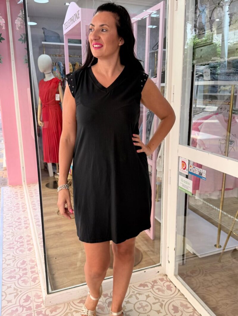 Vestido Estrellas Negro