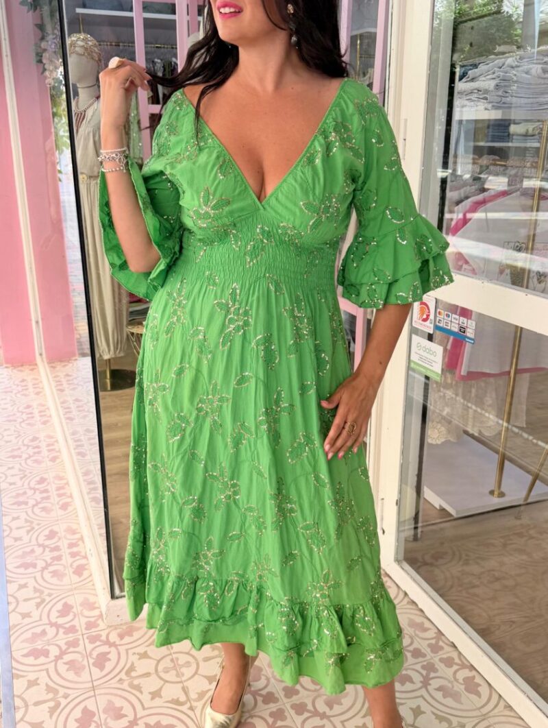 Vestido Iris Verde