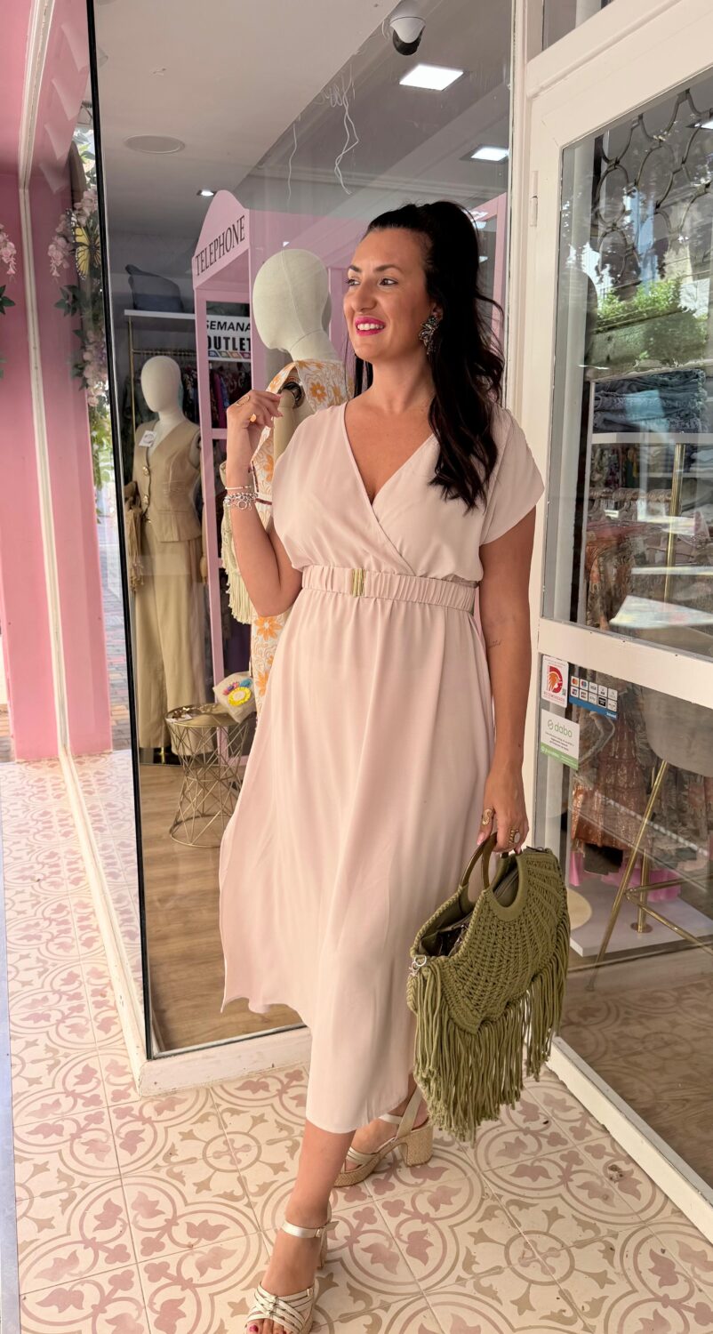 Vestido Lady Beige - Imagen 2