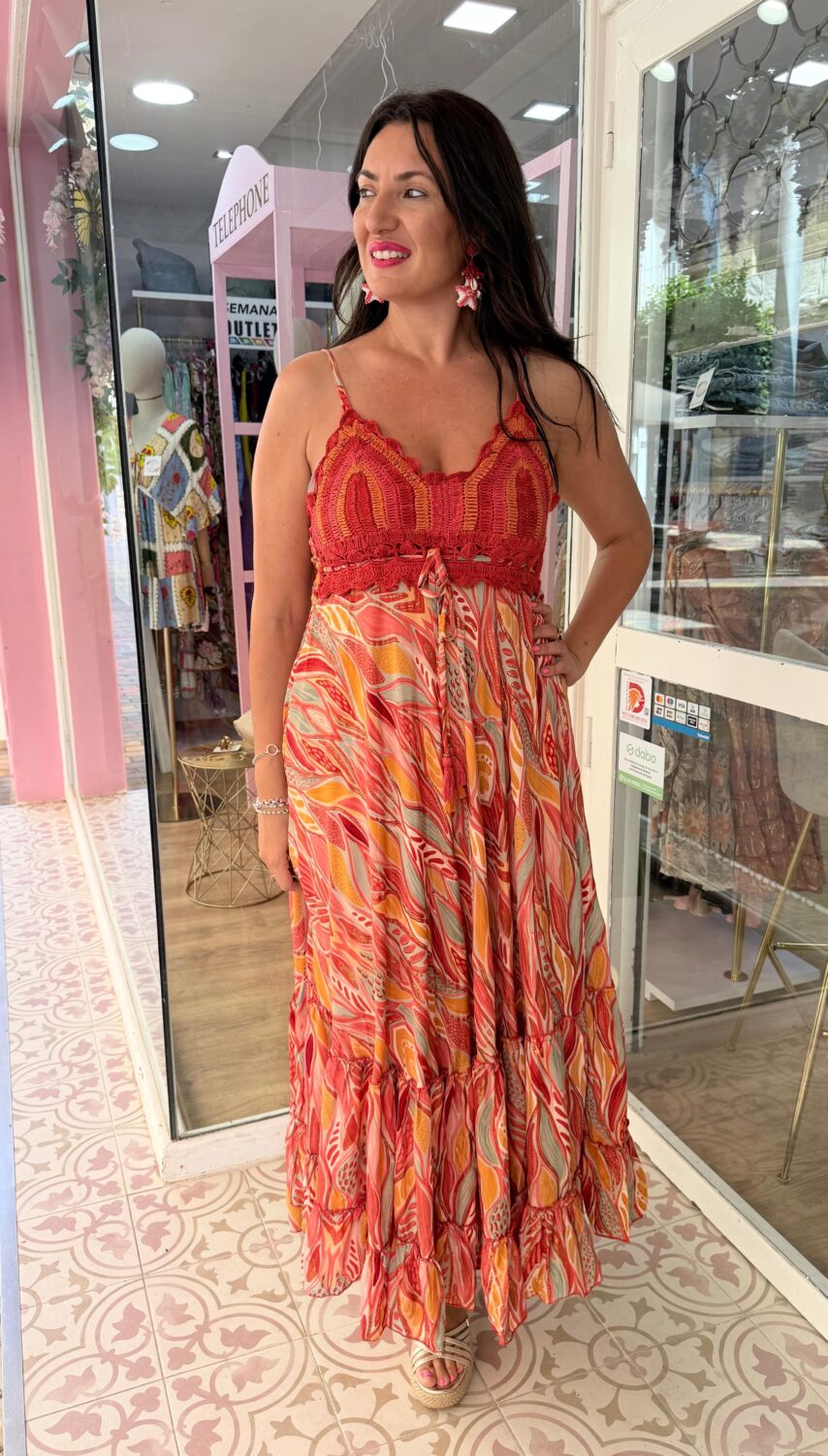 Vestido Raquel Rojo - Imagen 2