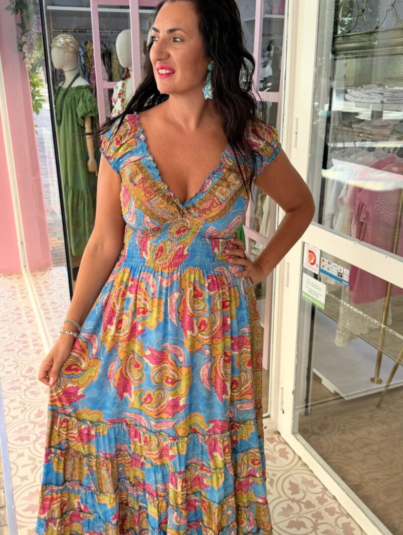 Vestido Valde Azul