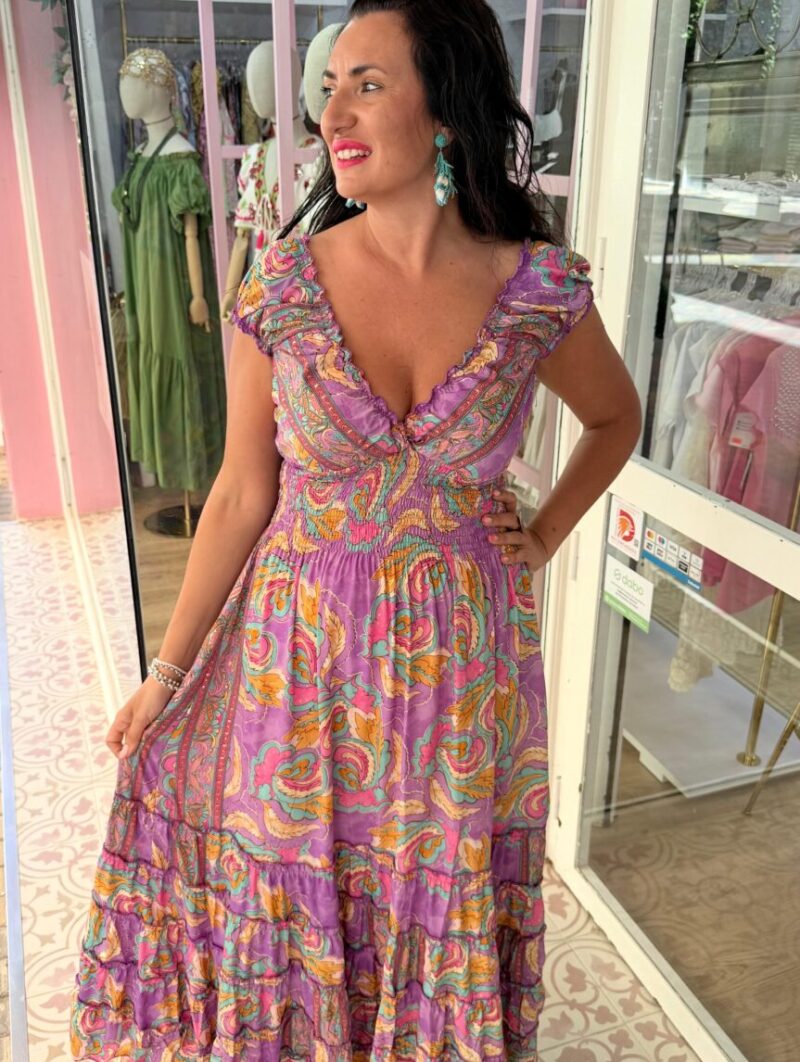 Vestido Valde Lila