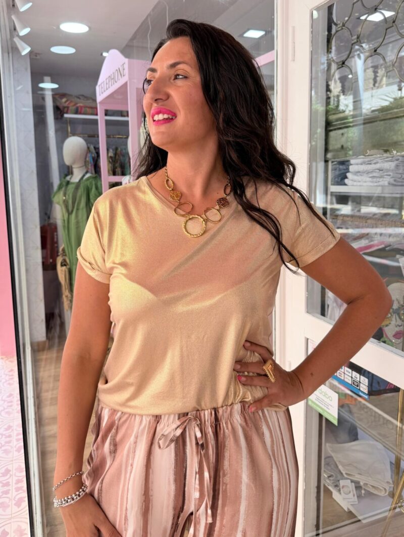 Camiseta Basic Oro