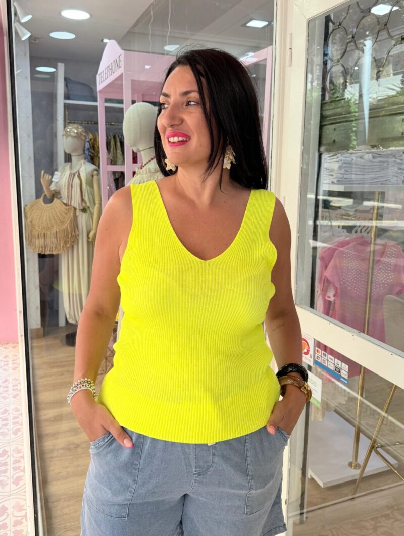 Camiseta Flúor Amarillo
