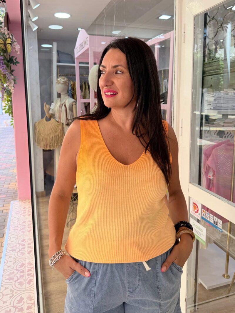 Camiseta Flúor Naranja