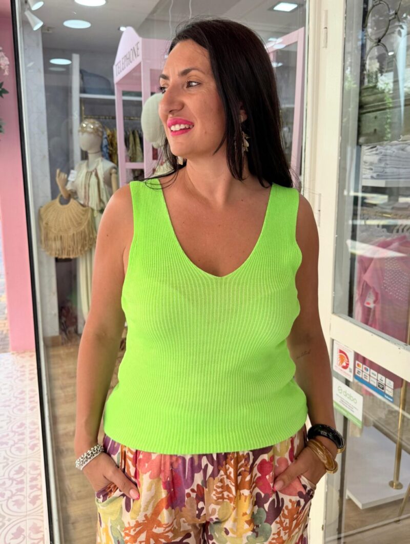Alternative view of Camiseta Flúor Verde